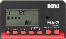 Korg TUMA2BK MA-2 30 - 252 bpm Metronomo digitale Nero, Rosso
