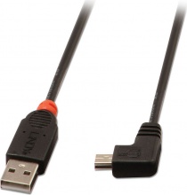 LINDY 31970 Usb 2.0 0.5m Cavo 0.5 m A Mini- B Nero