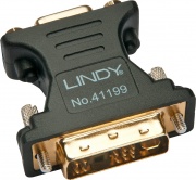 LINDY 41199 Adattatore VGA DVI-I colore Nero, Oro