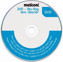 Meliconi DVD BLURAY LENS CLEANER Disco per pulizia lenti laser lettori DVD - DVD Cleaner