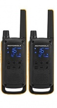 Motorola 59T82EXRSMPACK Ricetrasmittente Walkie Talkie 16 canali 500 mW Talkabout T82 Twin Pack