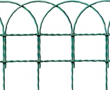 NBrand BORDER FENCE Rete Recinzione Filo zincato  Plastificato H 65 cm Rotolo 25 metri Verde