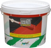 Naici NP5 KG.20 ROS.FI Guaina Liquida Impermeabilizzante Monocomponente colore Rosso 20 Kg NP5