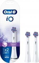 Oral-B 15671 IO Radiant White Testina di Ricambio 2 Pezzi Bianco