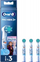 Oral-B 04711 Testine Di Ricambio Pro Kids con Disney Frozen 3 Testine