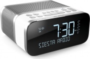 PURE 151853 Sveglia Digitale Radiosveglia Bluetooth Radio FM Bianco Siesta S6