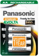 Panasonic HHR-3XXE4BC Batteria Ricaricabile Evolta HHR-3XXE 4 pz