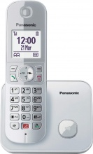 Panasonic KX-TG6851JTS Telefono Cordless senza Fili con Vivavoce Silver