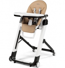 Peg Perego IH030000000BL56 SIESTA FOLLOW ME Seggiolone Pappa 2 in 1 Sdraietta Reclinabile Noce