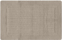 Quarzo Bianco 13173 Tappeto Bagno 110 x 60 cm Coccole colore Tortora