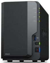SYNOLOGY DS223 Server NAS con 2 Hard Disk 3.5"2.5" DD R4 2GB-2X1GBE-3USB3.2