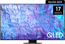 Samsung QE98Q80CATXZT Smart TV 98" 4K UHD QLED Classe F Carbon Silver Serie 8