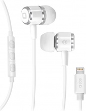 Sbs TEINEARLIGHTW Cuffie Auricolari con Microfono In Ear smartphone Apple Bianco