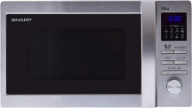 Sharp R-622STWE Forno Microonde Combinato Grill 20Lt 800W 8 Programmi Acciaio