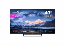 Smart Tech 40FV02V Smart TV 40" Full HD LED Vidaa DVBT2CS2 Classe E Wi-Fi Nero