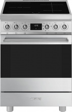 Smeg C6IMX2 Cucina a Induzione 4 Fuochi Forno Elettrico 60x60 cm Inox  Symphony