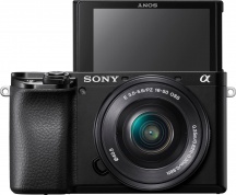 Sony ILCE6100LB.CEC Fotocamera Mirrorless Digitale Kit  6100 ILCE-6100LB + Obiettivo Power Zoom 16-5