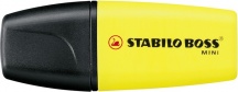 Stabilo 0724 Boss Mini Evidenziatore 1 Pz Punta Smussata Giallo 45474