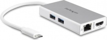 StarTech DKT30CHPDW Adattatore USB-C portatili Power Delivery 4K HDMI Gbe USB
