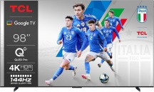 TCL 98C69B Smart TV 98" 4K UHD QLED Google TV Classe G Wi-Fi Titanio  C69 Series