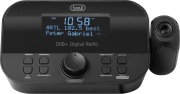 TREVI 0RC85D800 Radiosveglia Digitale Proiezione ora Display Radio DAB Nero RC85D8