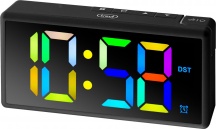 TREVI EC 886 NERO Orologio Sveglia da Scrivania Digitale LED colore Nero