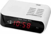 TREVI RC 827D Radiosveglia Digitale AM  FM Funzione Snooze Bianco - 0082701 RC 827 D