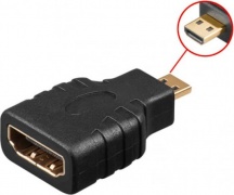 Techly IADAP HDMI-MD Adattatore HDMI a micro HDMI tipo D FM Nero
