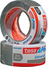 Tesa 04612-00001-00 Nastro Americano Extra Power mm 48x25mt Nero Pezzi 6