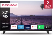 Thomson 32FA2S13 Smart TV 32" Full HD LED Android TV DVBT2CS2 Classe E Nero