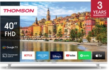 Thomson 40FG2S14W Smart TV 40" Full HD DLED DVBT2CS2 Google TV Wi-Fi Bianco