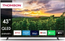 Thomson 43QA2S13 Smart TV 43 Pollici Display QLED Sistema Google TV colore Nero