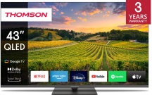 Thomson 43QG5C14 Smart TV 43" 4K Ultra HD QLED Google TV Classe F Wi-Fi Grigio