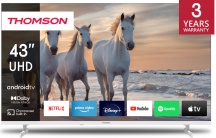 Thomson 43UA5S13W Smart TV 43" 4K UHD LED Android TV DVBT2CS2 Classe F Bianco