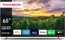 Thomson 65QA2S13 Smart TV 65 Pollici Display QLED Sistema Google TV colore Nero