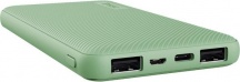 Trust 25029 Caricabatterie Portatile Power Bank 10000 mAh Verde Primo Eco