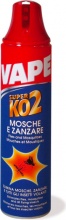 Vape 2018693 Insetticida Super Ko2 Mosche Spray ml 400