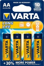 Varta 4106101414 Longlife Alcaline Stilo Bl.4 Pz Blister  20