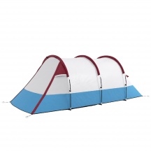 VivaGarden 01C0RD Tenda da Campeggio Impermeabile con 2 Aree 420x200x150cm Rosso