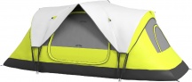 VivaGarden 46Z0YG Tenda da Campeggio 4 posti con 2 Spazi 450x215Px180 cm Verde