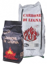 WTL SACCO CARBONE VEGETALE 10KG Sacco Carbone Carbonella Vegetale Barbecue Giardino Esterno 10Kg