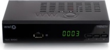 WWIO 40809 Decoder Digitale Terrestre DVB-T2 Full HD HDMI Telecomando Trinity T2 Basic