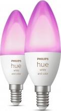 Philips 35671900 Set di 2 Lampadine LED Smart E14 4W Luce Bianca e Colorata