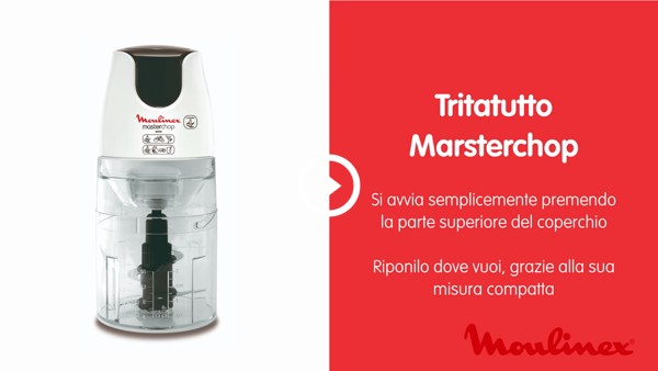 Tritatutto Elettrico 800 ml 270 W Moulinex DJ3001 Prezzo in Offerta su  Prezzoforte