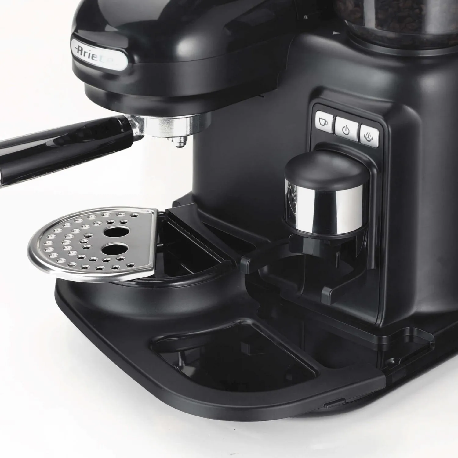 Ariete Macchina Caffè Automatica/Manuale Espresso 2 Tazze Capacità 0.8 Litri  colore Nero - 00M131802AR0