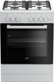 Cucina A Gas Beko Fse62110Dw Forno Elettrico 60X60