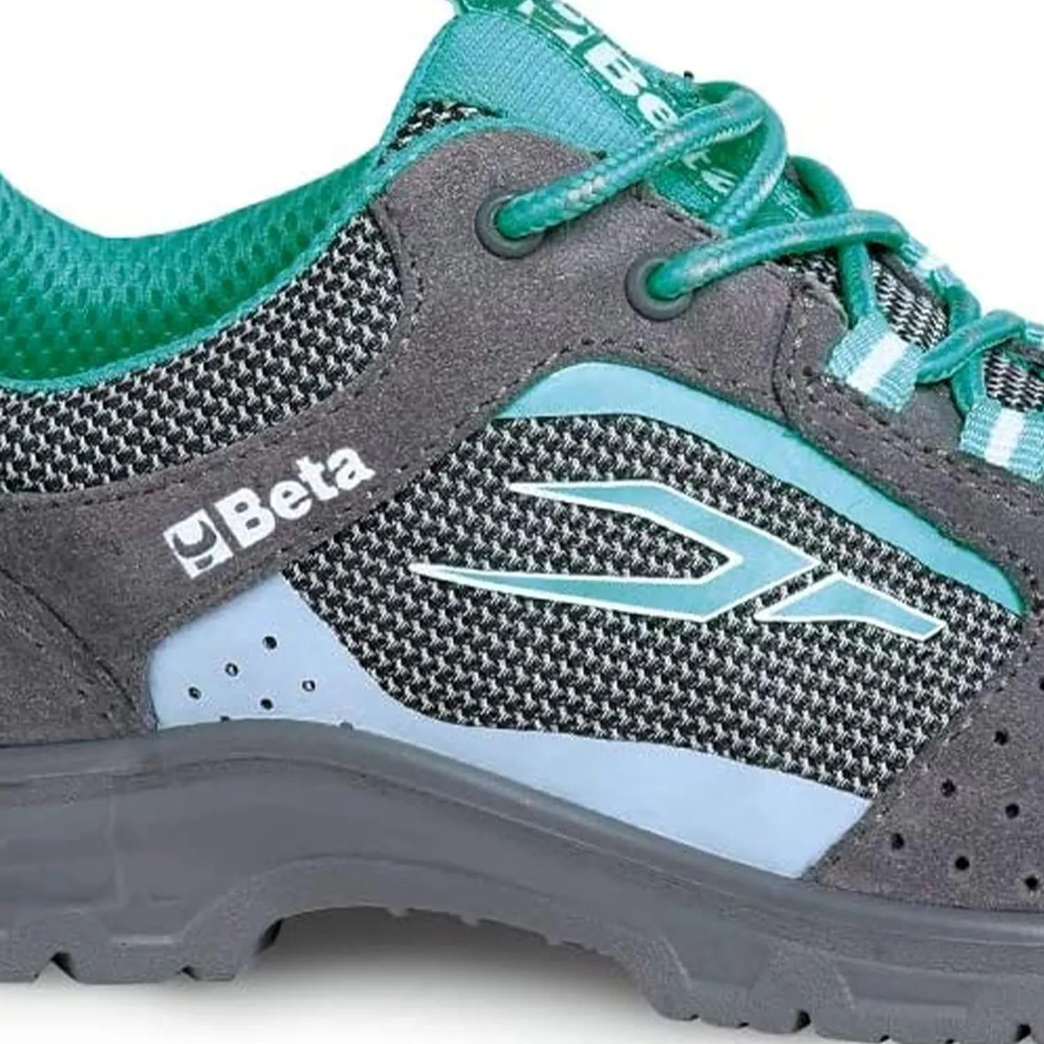 Beta Scarpe Antinfortunistiche leggere da lavoro Estive Puntale e lamina  antiperforazione Classe S1P SRC Taglia 37 colore Grigio - 072460237 - 7246B  Summer