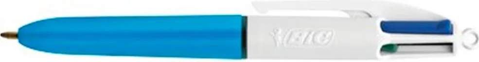 BIC-895958 - Penna a sfera Mini 4 Colours Mini - rosso, verde, blu e nero -  Tratto 0,4 mm - Bic (Penne e refil - Penne a sfera a scatto)
