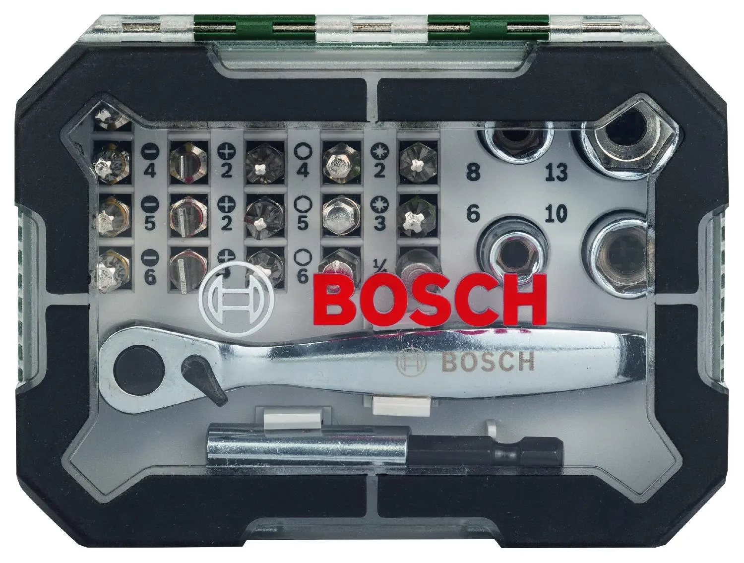 Bosch Chiavi a Cricchetto Valigetta chiavi Set 26 pezzi croce