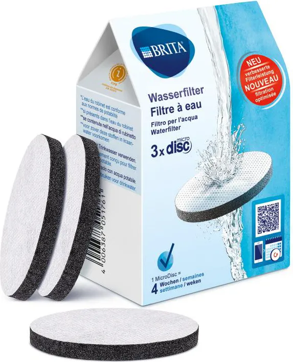 Filtro 3 pezzi per Caraffa Filtrante Brita 1020107 Prezzo in Offerta su  Prezzoforte